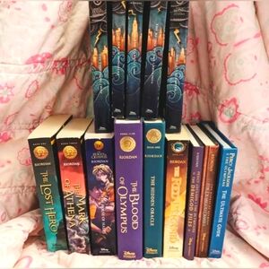 14 Rick Riordan Books - Percy Jackson and the Olympians